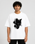 "Silent Observer" Unisex Oversized Standard T-Shirt